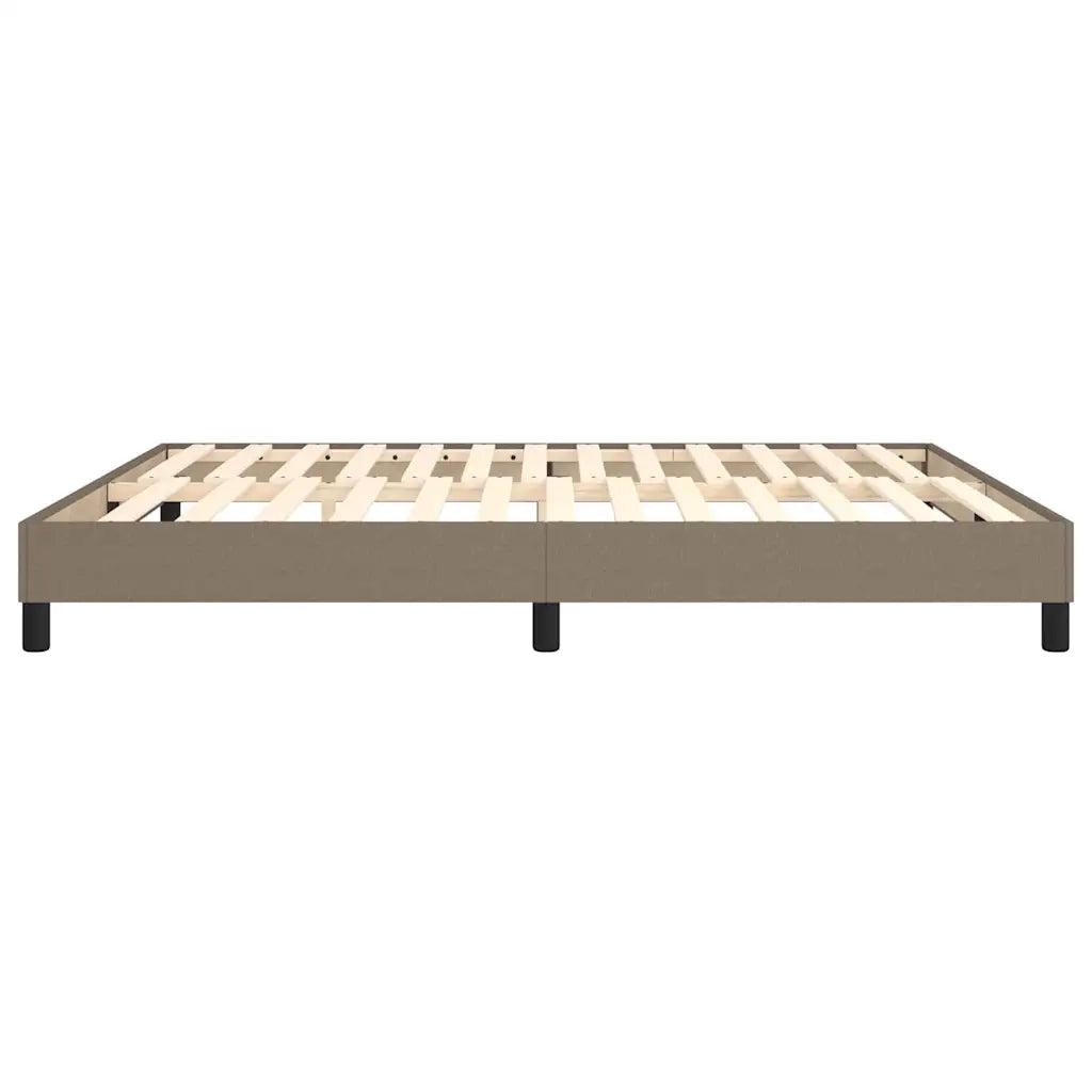 Struttura Letto a Rete a Molle Tortora 180x200 cm in Tessuto
