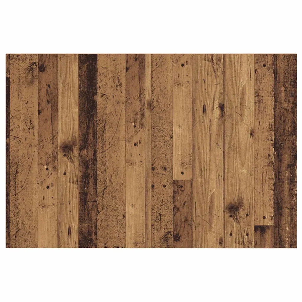 Testiera | Testata con Comodino 3 pcs Legno vecchio Legno multistrato