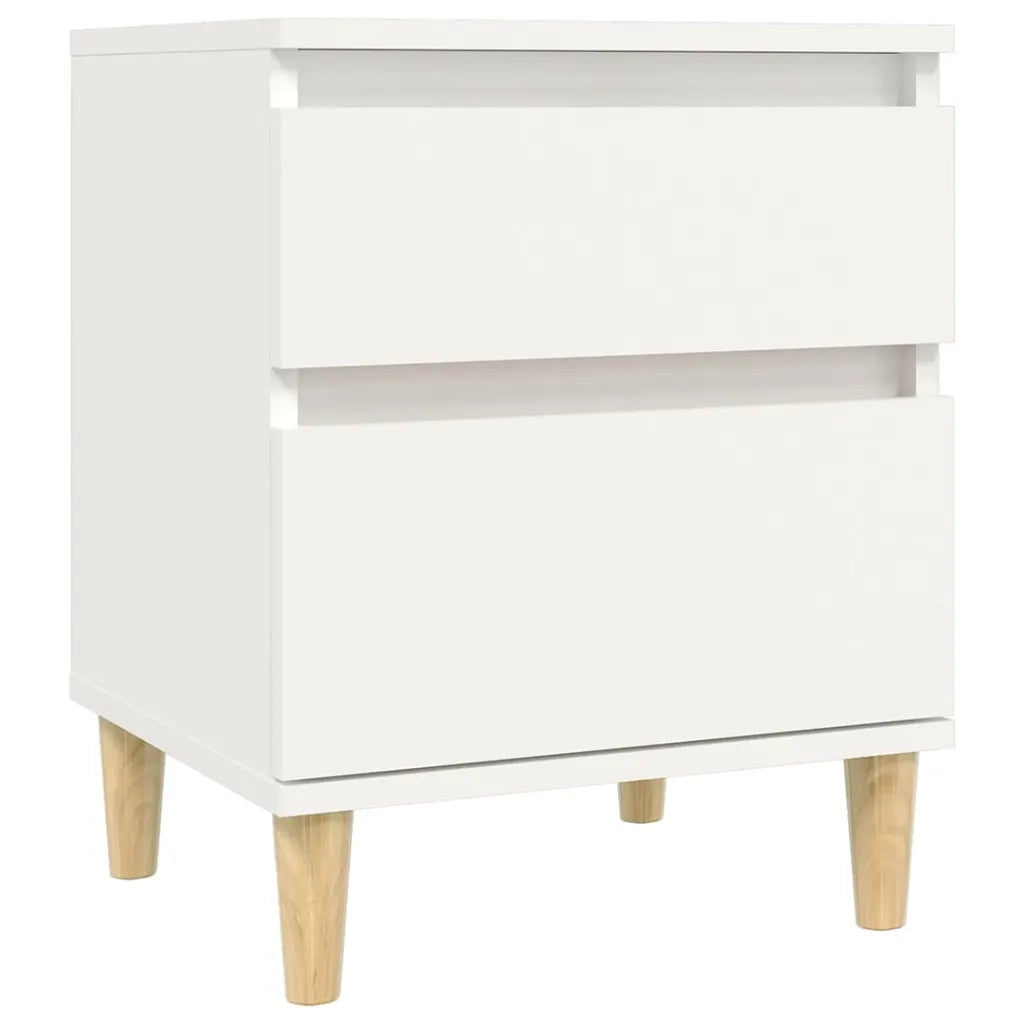 Comodini 2 pz in Bianco 40x35x50 cm cod mxl 45013