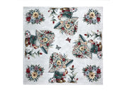 Tovaglia Centrino Runner Tavola Fantasia Elfo Primavera Made Italy - 90x90 - Elfo Primavera