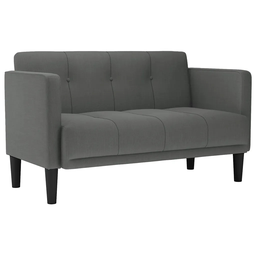 Divano Divanetto-Sofa Grigio Scuro 111 cm in Tessuto