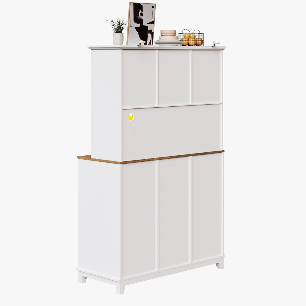 ARMADIO Cucina 105 x 38,4 x 180 cm MDF Bianco con LED
