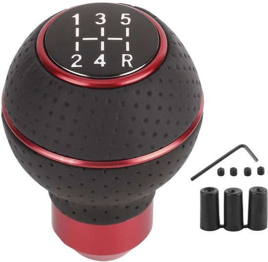 Manubrio in Alluminio per Trattore - Cambio Universale Auto - Design Stilizzato - Grip Comodo - 5 Velocità