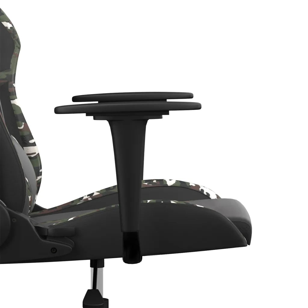 Sedia da Gaming | Sedia da e-sports Nero e Mimetico in Similpelle