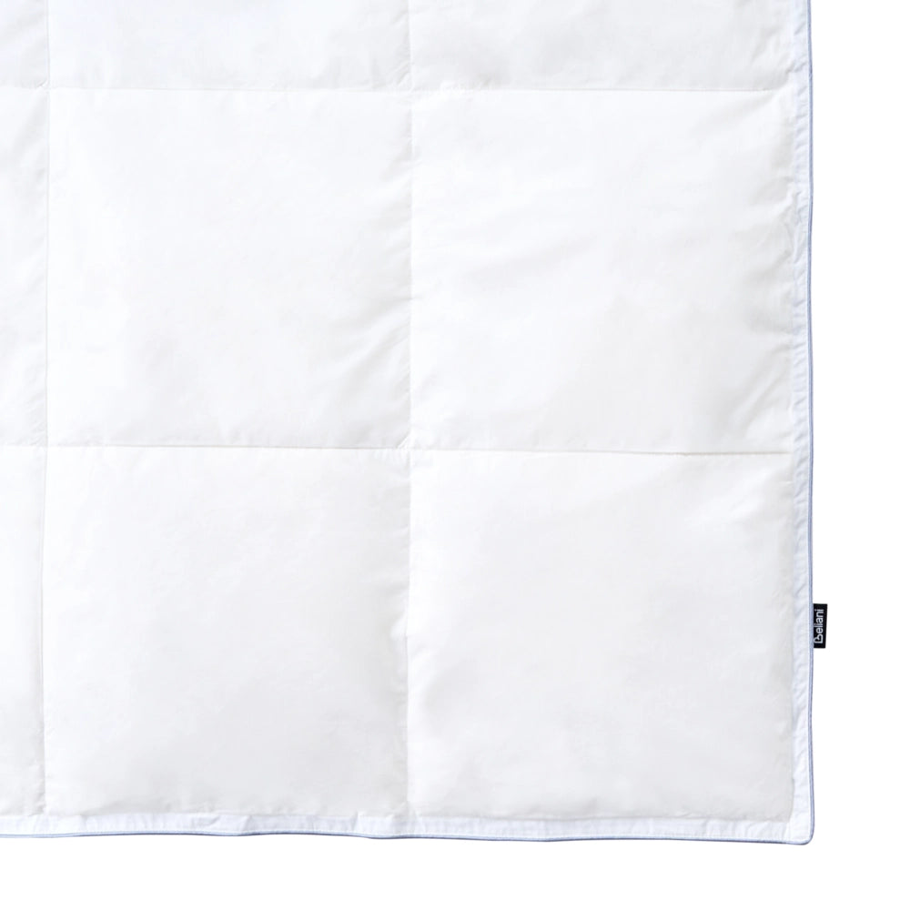 Piumino leggero e caldo in piuma d'oca di lusso 200 x 200 cm Bianco morbido elegante