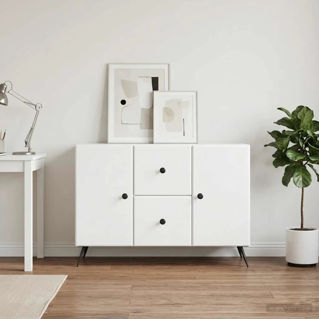 Credenza Bianco 89 x 34,5 x 60 cm Legno ingegnerizzato 895575