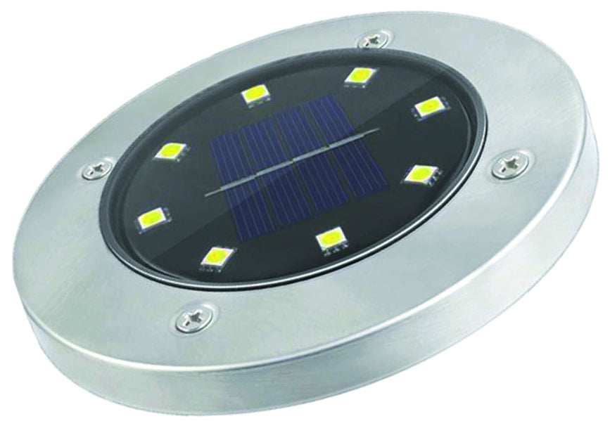 Suprema LUCE SOLARE SEGNAPASSO CON SENSORE CREPUSCOLARE, 8 led x 0,2 watt, 10 lumen 12.00 pz