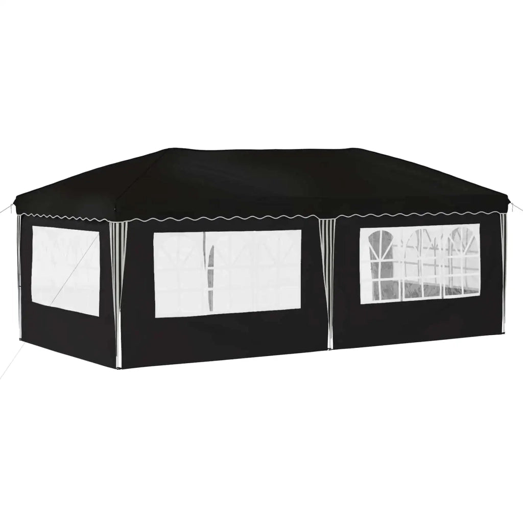 Tenda per feste a pop-up 575 x 289 x 245 cm Nero