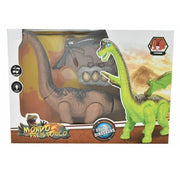 Trade Shop - Mondo Preistorico Dinosauro Con Uova Luci E Suoni Giocattolo Gioco Bambini -