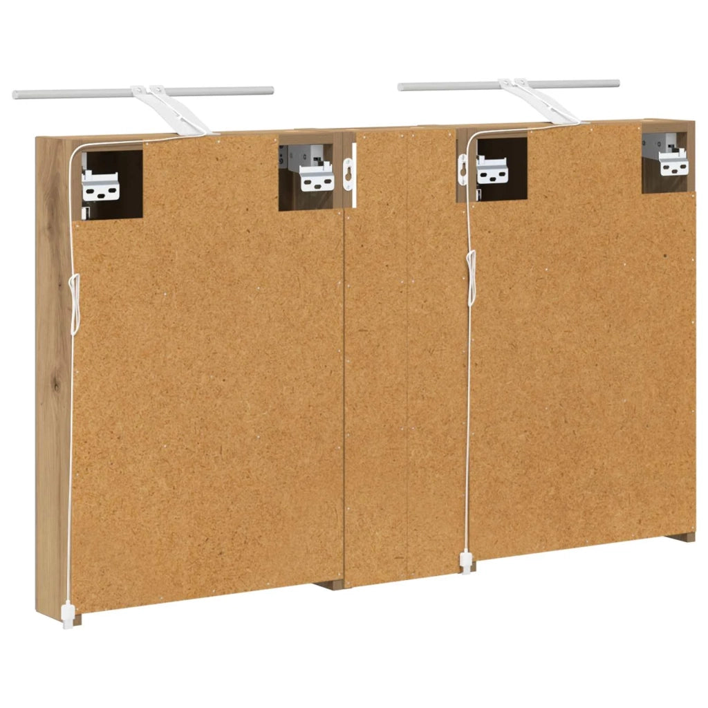 Set di Armadi da Bagno con porta 3 pcs 100 x 10,5 x 60,5 cm 3403711