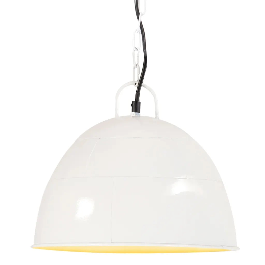 Lampada Industriale Vintage 25 W Bianca Rotonda 31 cm E27 cod mxl 70536