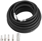 Slang per luce solare retrattile 15 m - Pressione massima 900 psi - Slang di sicurezza con connessione rapida - Costruzione in gomma robusta - Flessibile per temperature fredde - Slang per compressori d'aria