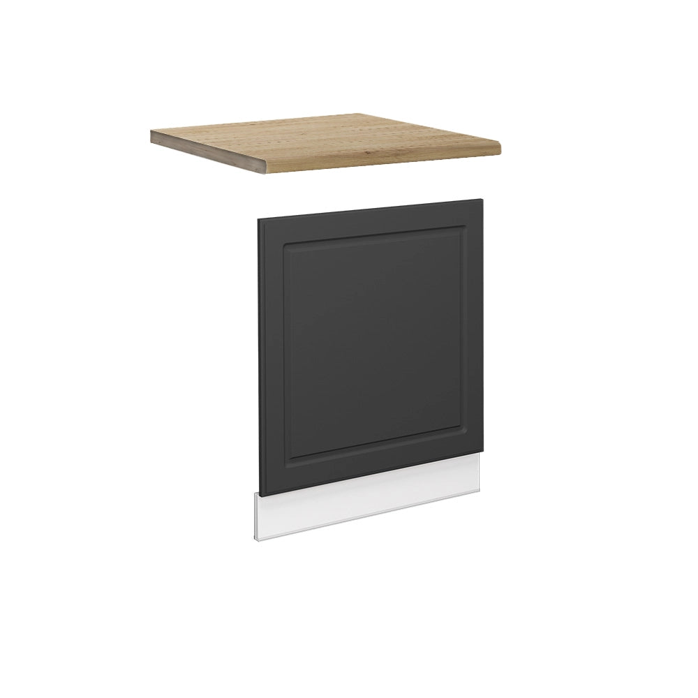 Pannello frontale Fame-Line Antracite-oro/Bianco 60 cm, PL Rovere Vicco