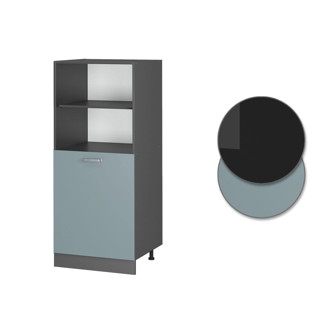 Vicco Mobile per forno da incasso Grigio-blu 60 cm