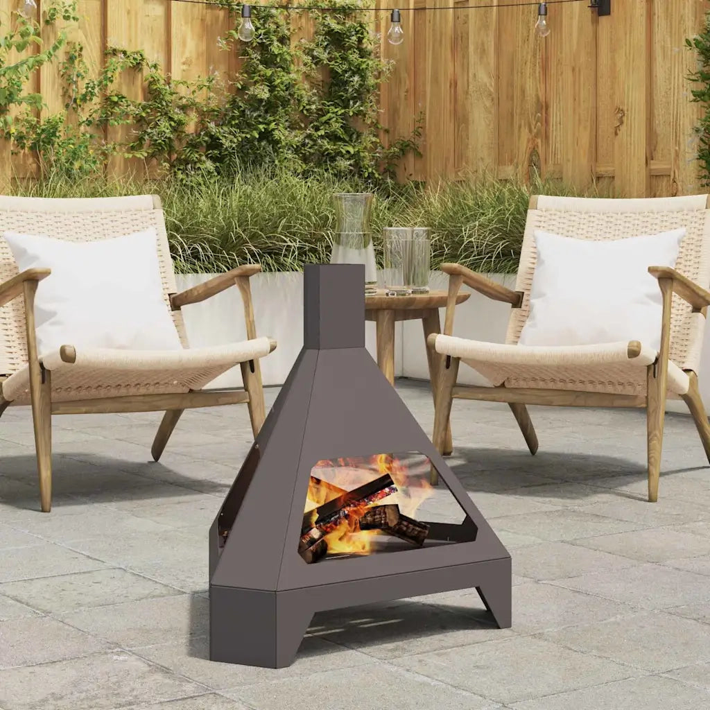 Focolare Nero 50 x 43 x 52 cm Acciaio CFW7405232