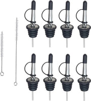 Schenkere per bottiglie in acciaio inossidabile per bevande alcoliche - Velocità schenkers - Fusti per vino - Copricolli in tessuto gommati - Olio di oliva - Siroppo di caffè - Aceto - Fusti per cocktail