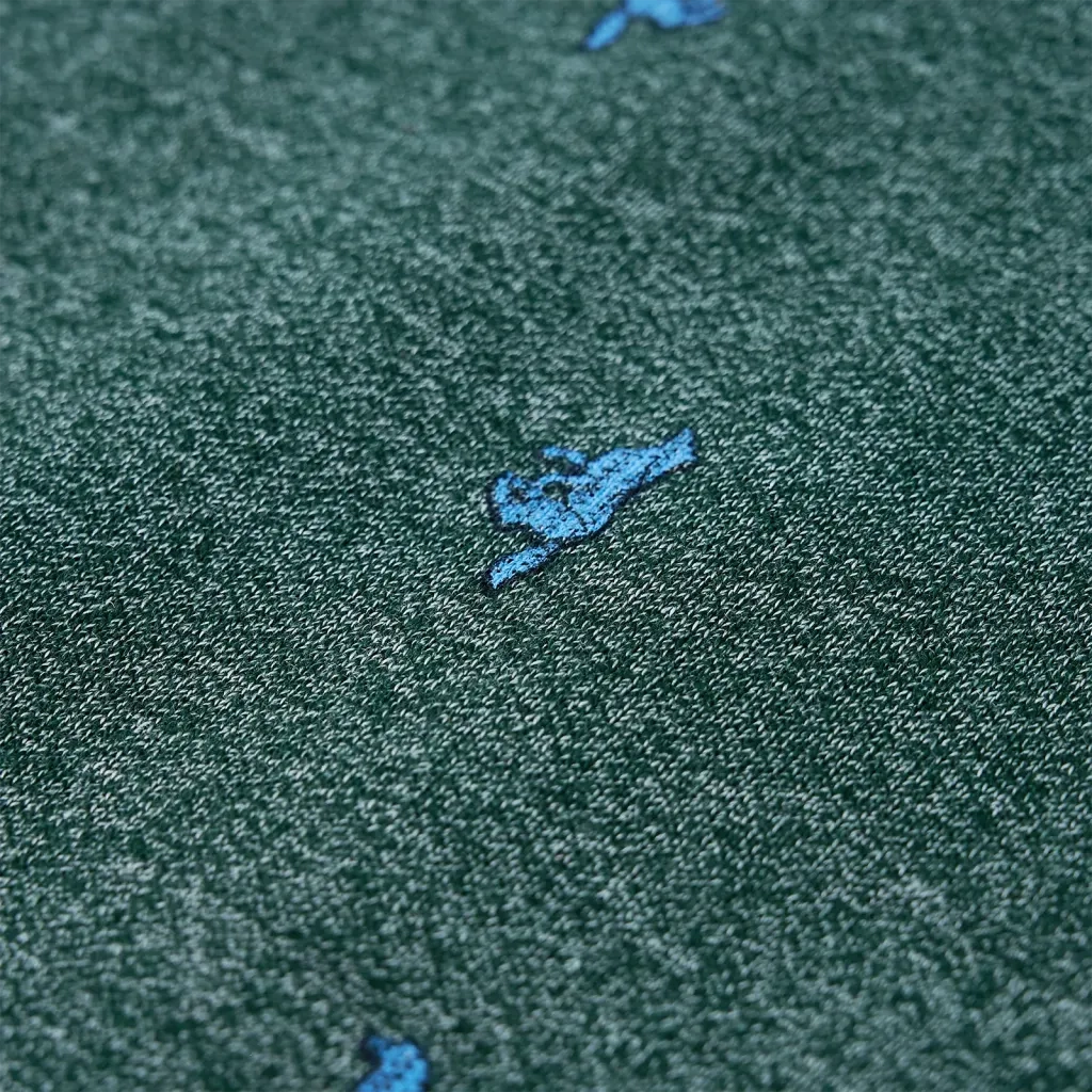 Felpa da Bambino Verde Scuro Mélange 104 12970