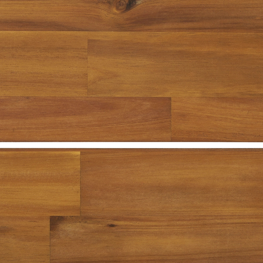 Lampada da tavolo da pranzo da giardino in legno massello di acacia 210 x 90 cm 8 posti rettangolare per interni ed esterni rustico