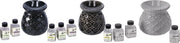 Set 1 Pezzo Bruciaessenze 3 Boccette Olio Profumato 10 ml 3 Colori