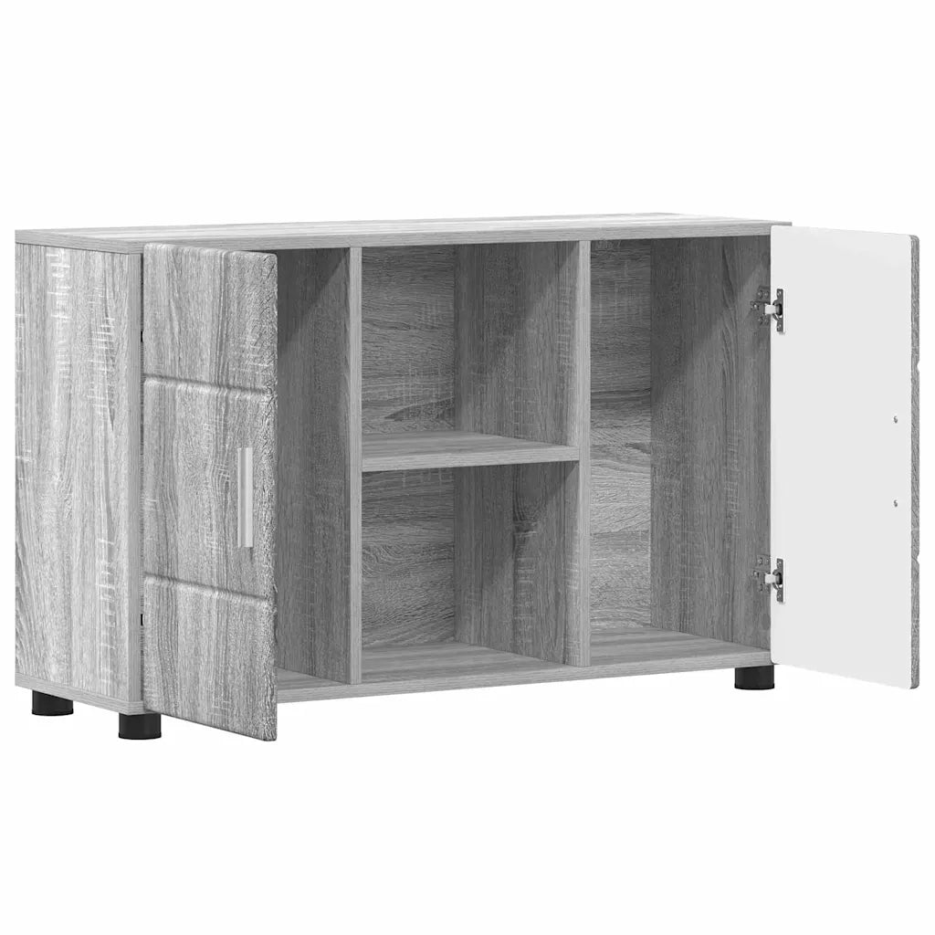 Credenza con porta FLORIN Grigio Sonoma 88,5 x 30,5 x 55,5 cm 880297