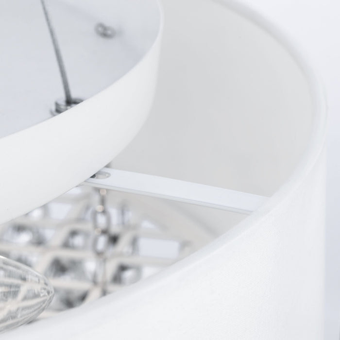 Plafoniera Modern in Metallo Manfred Bianco