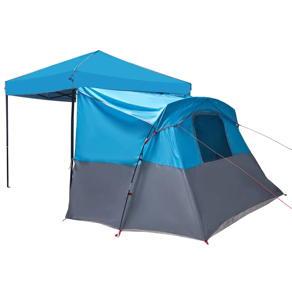 Set di Tende da Campeggio con tetto 2 pcs Blu Taffeta e Tessuto 3337169