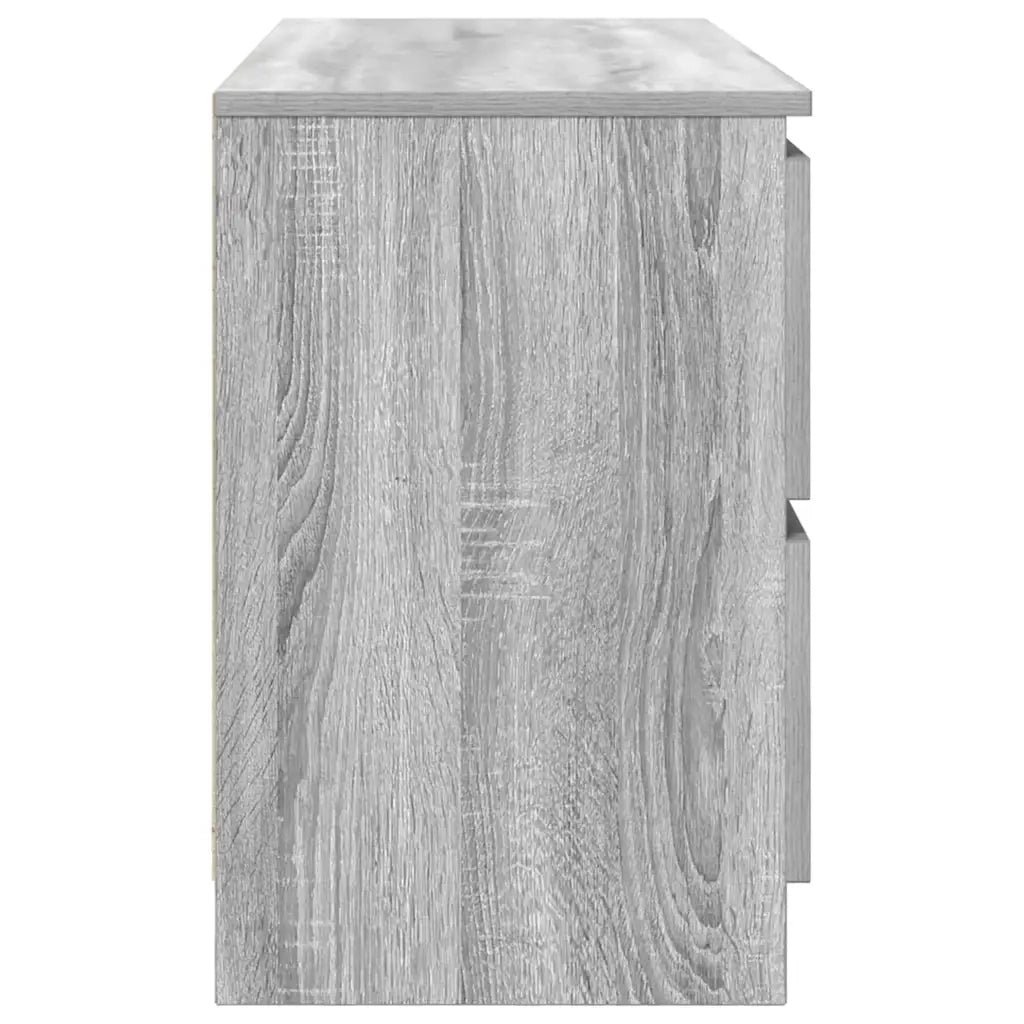 Mobile TV-Credenza TV-Console TV Grigio Sonoma 100x35x54 cm in Legno Multistrato 371494