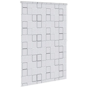 Tenda a Rullo per Doccia 160x240 cm con Motivo a Quadrati  cod mxl 25077