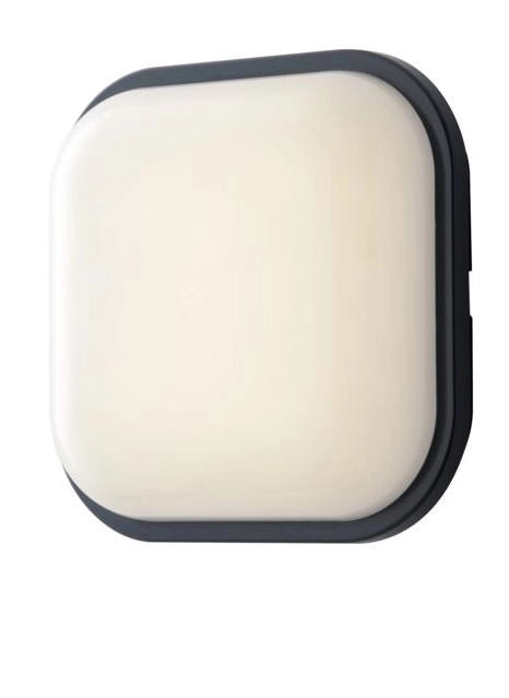 PLAFONIERA LED EVER ANTRACITE QUADRATA 15W<br />1900LM 4000K IP65 16 9X16 9X6 2CM