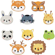 Patch decorativo per tessuti - Polyester - Opstrijkpatches - Sticker d'animale - Decorazione per abbigliamento/borse - Facile da pulire - Patch da stirare