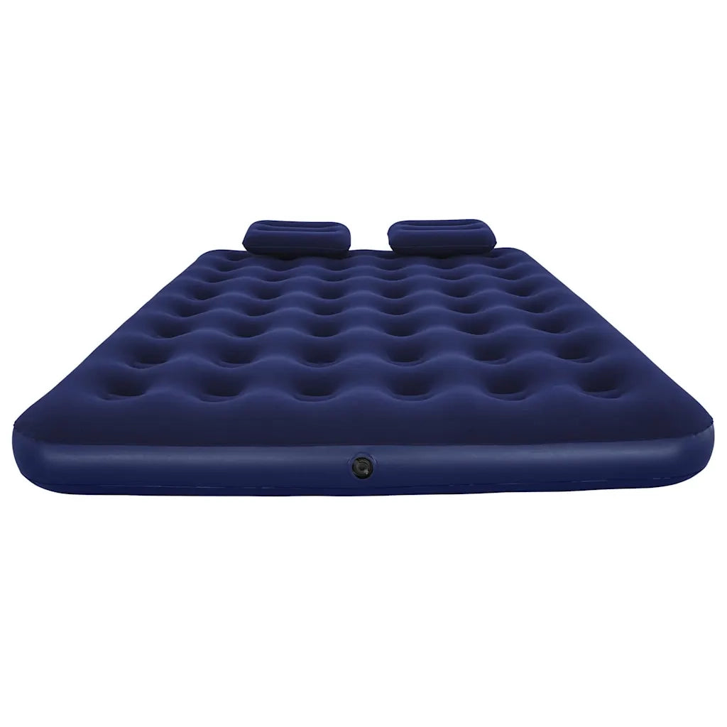 Bestway Materasso Gonfiabile Floccato con Cuscino e Pompa 203x152x22cm 90750