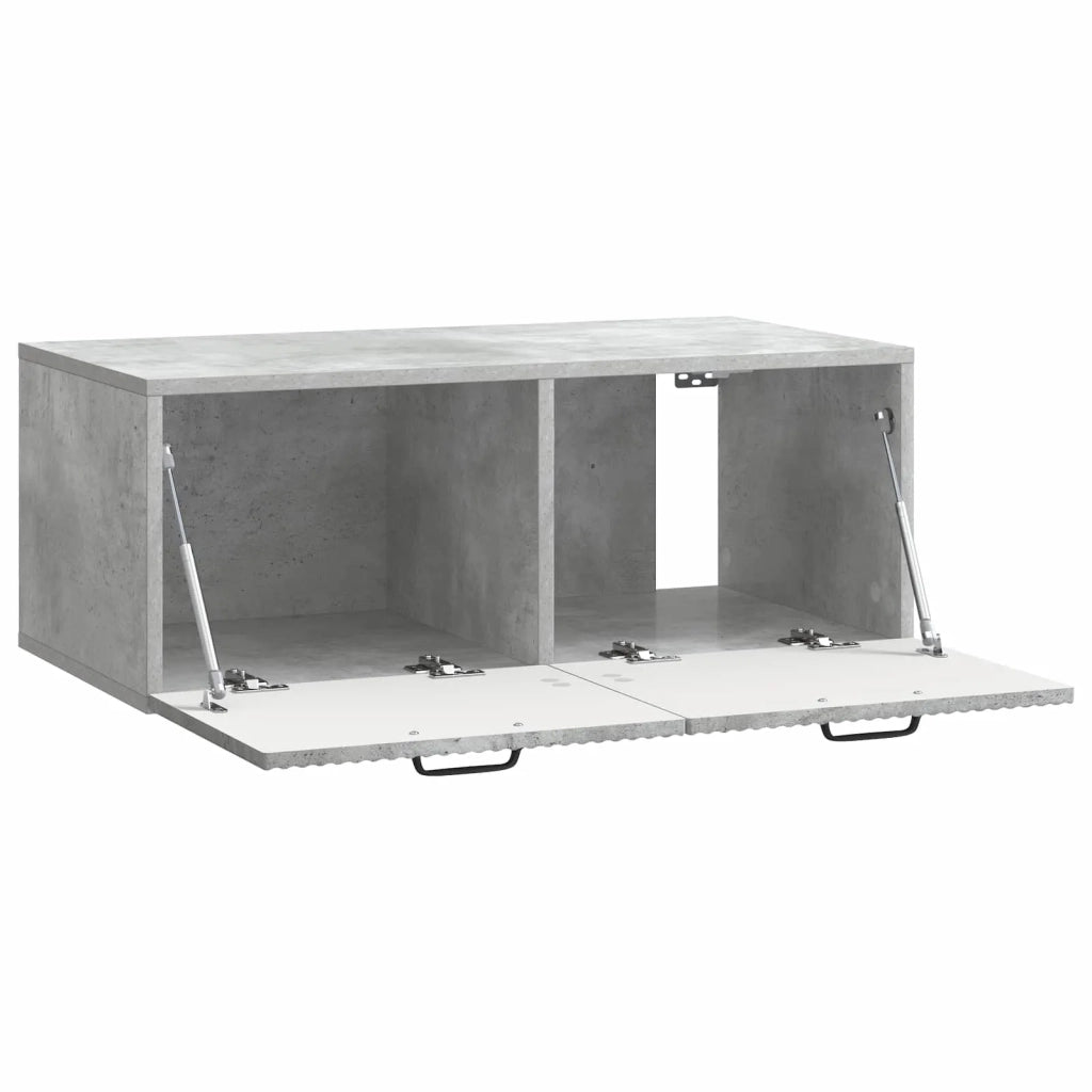 Mobile Porta TV da Muro Grigio Cemento 78,5 x 41 x 30 cm