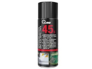 IMPERMEABILIZZANTE IDRO OLEO REPELLENTE SPRAY ML.400 45S- - ml.400 in bomboletta spray - 12 pezzi VMD