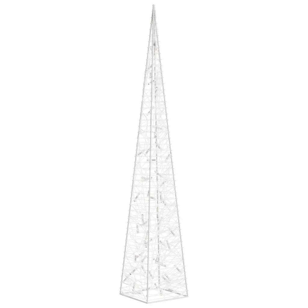 Cono di Luce LED Decorativo Acrilico Blu 120 cm 328965