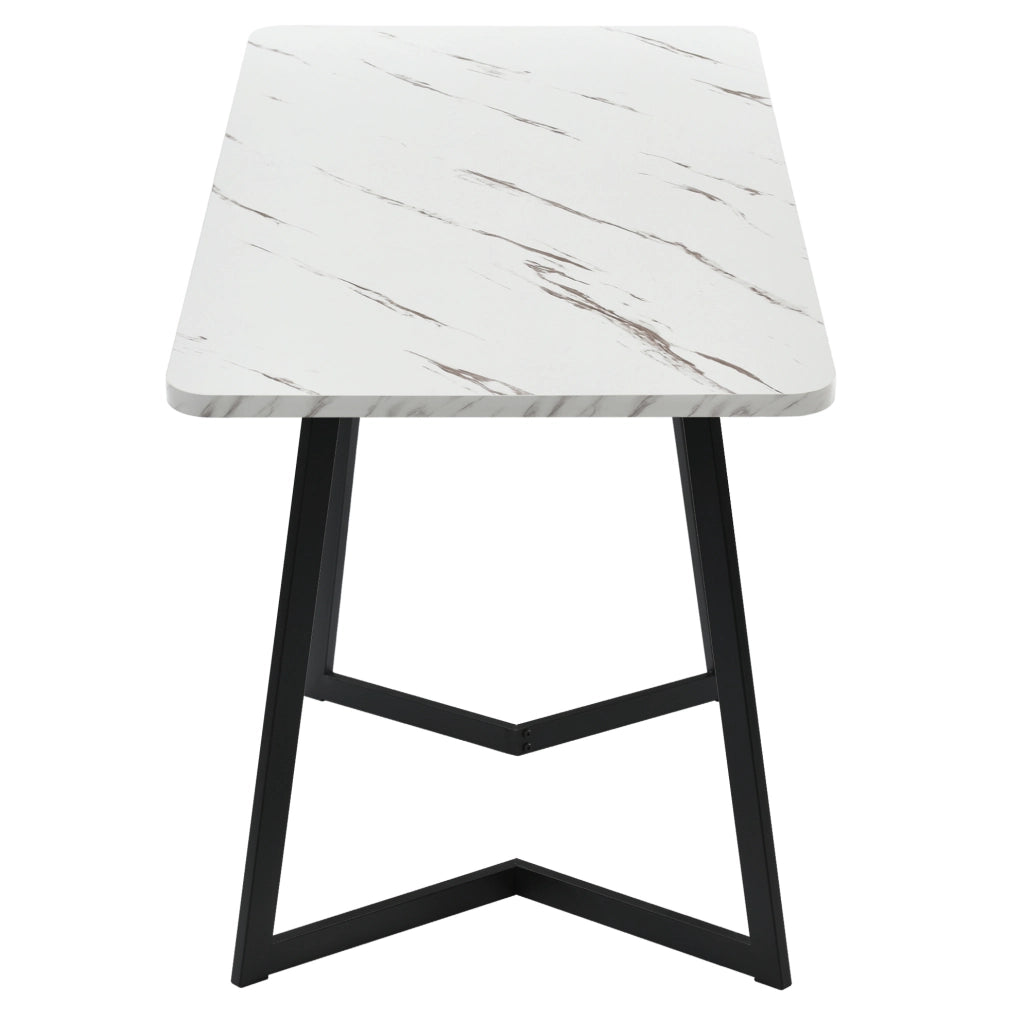 Set tavolo da pranzo 117x68 cm; moderno; MDF; grigio