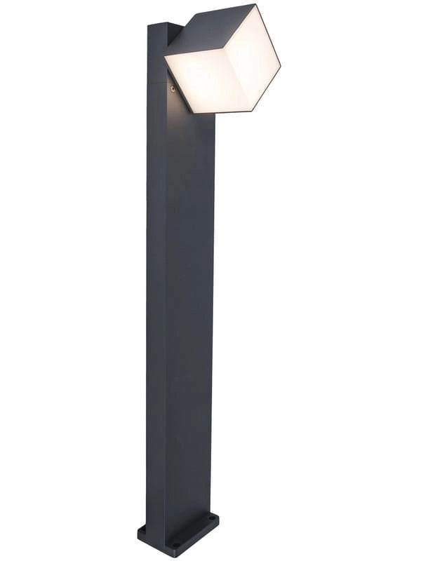 Paletto da esterno CUBA antracite LED 12W 3000K Lutec