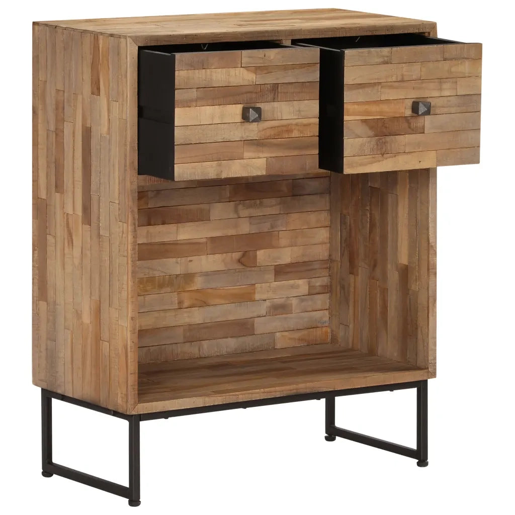 Credenza in Legno di Teak di Recupero 60x30x75 cm 246080