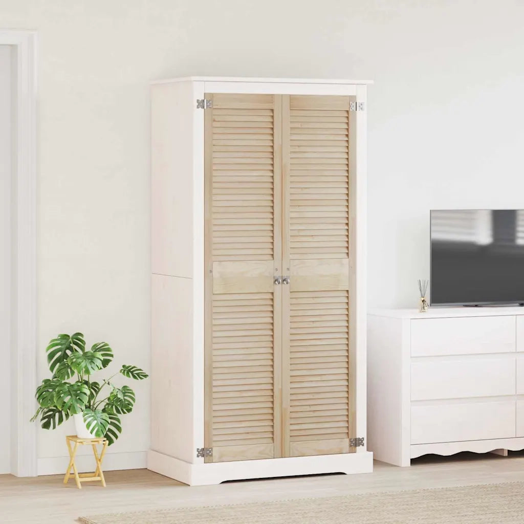 vidaXL Porte per Armadi Altro 2 pcs Marrone 170 x 39.5 x 2.1 cm