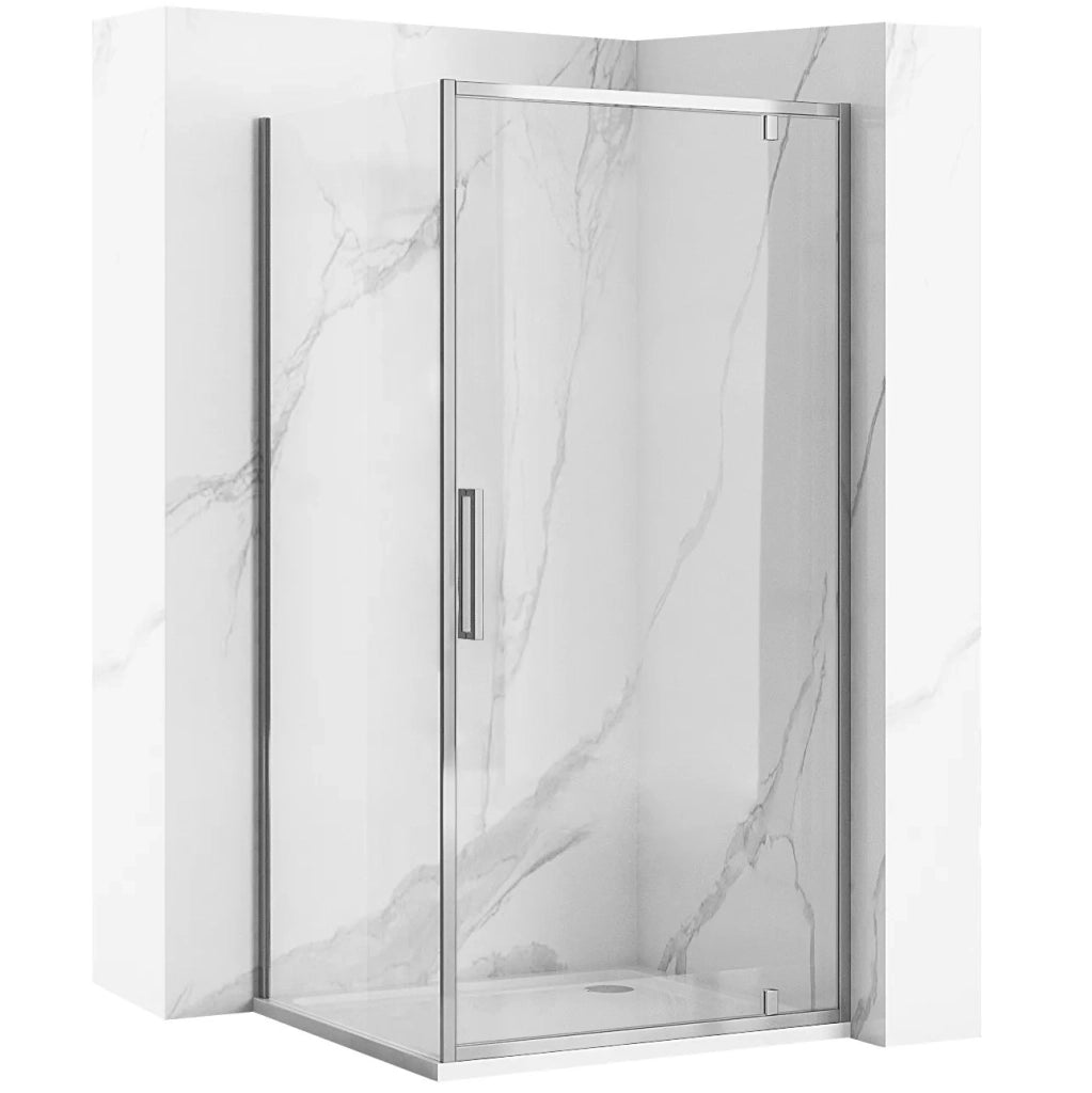 Cabina Doccia Rea Rapid Swing Chrom 100x90