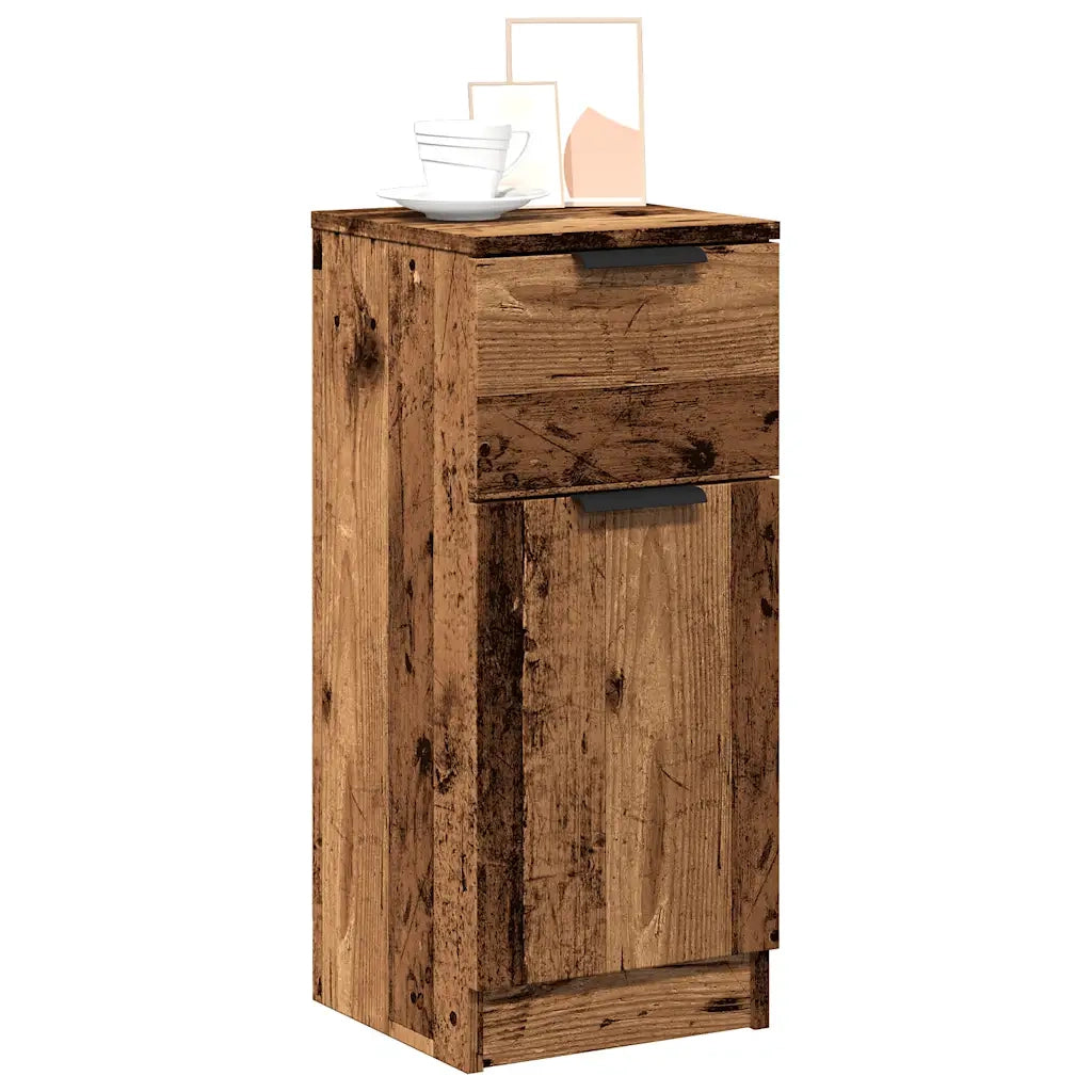 Credenze 2 pz Legno Antico 30x30x70 cm in Legno Multistrato 856952