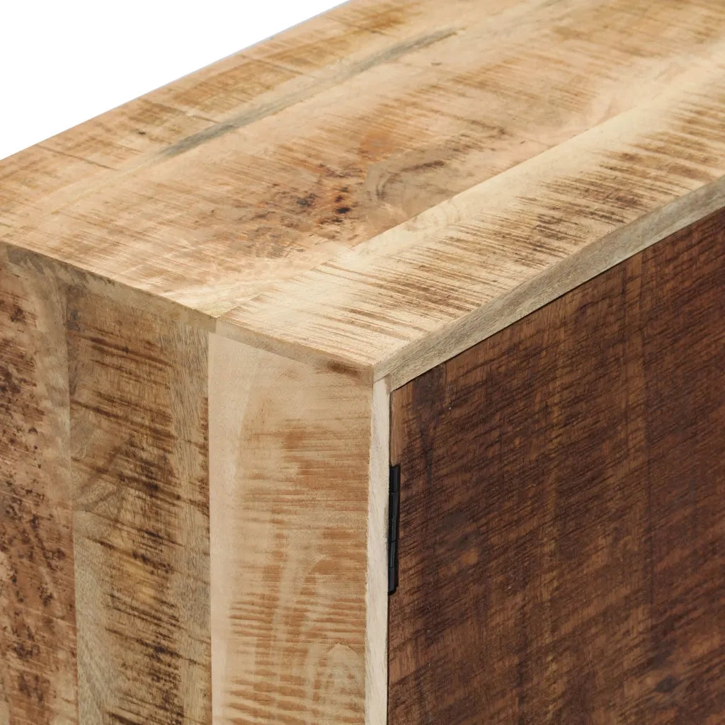Credenza | Madia | Buffet da pranzo | Armadio da pranzo 118x30x62 cm in Legno Massello di Mango