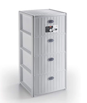 Cassettiera Elegance in Polipropilene 40 CMX40X80H. Bianco Stefanplast