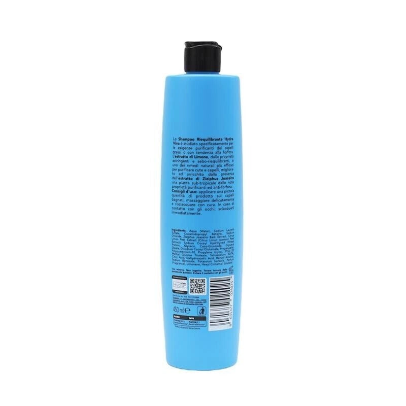 HYDRA VIVA+ SHAMPOO RIEQUILIBRANTE  CON LIMONE E TÈ VERDE EFFETTO DETOX DA 450ML