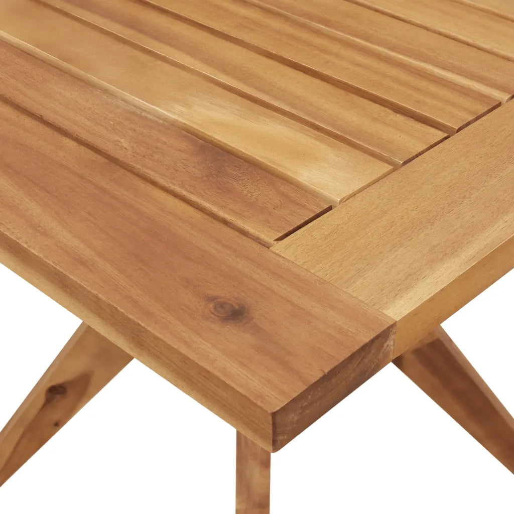 Set da Pranzo per Giardino 5 pz in Legno Massello di Acacia 3283576