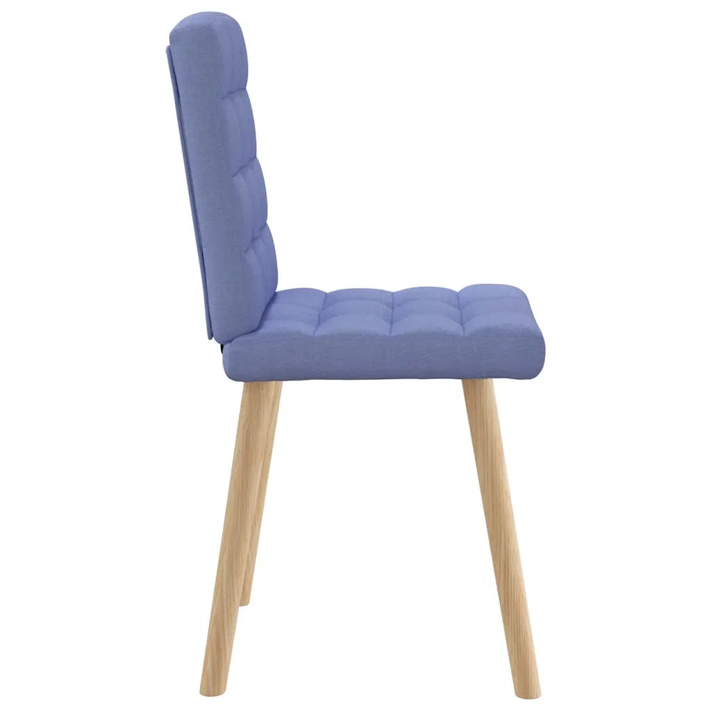 Sedie da Pranzo 2 pz Blu Jeans in Tessuto 4101101