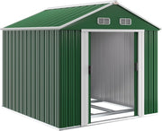 Capanno da Giardino XXL 8m² Fondamenta 312x257x178cm Porta Scorrevole Rimessa per Attrezzi da Esterno 15m³