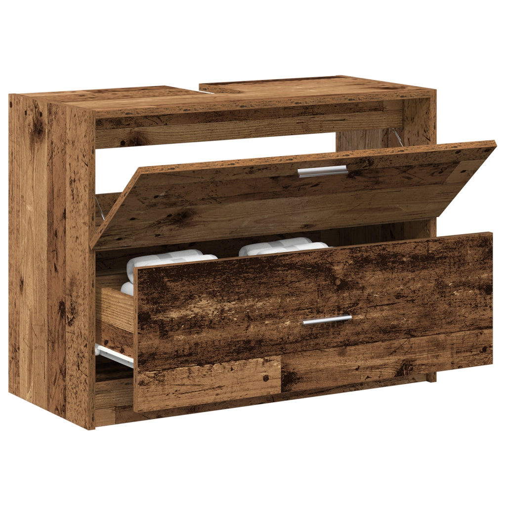 Mobile lavabo Legno Vecchio 78x37x59 cm Legno ingegnerizzato