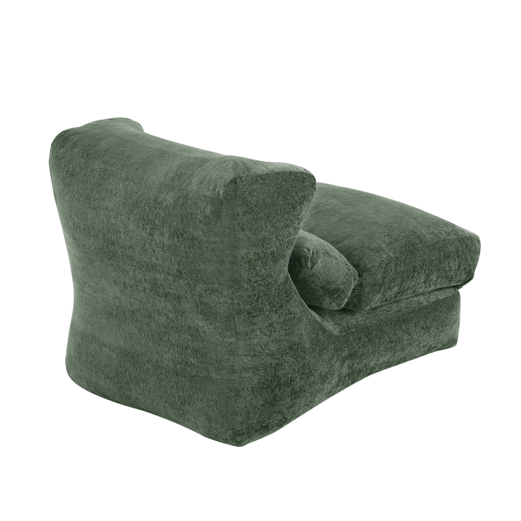 Poltrona trasformabile in schiuma verde HAVRYA