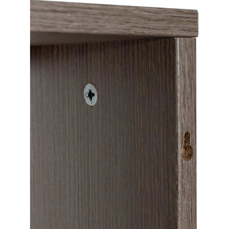 Mensola da Parete Rovere Avena 56.8x30x17 cm - Ripiano Multiuso per Bagno, Cucina, Camera o Ufficio - Libreria Sospesa con Tasselli, Made in Italy