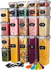 Set di conservazione - Contenitori di stock - Set di contenitori per conservazione, Organizzatore del frigorifero - Frigorifero, Cucina, Armadi
